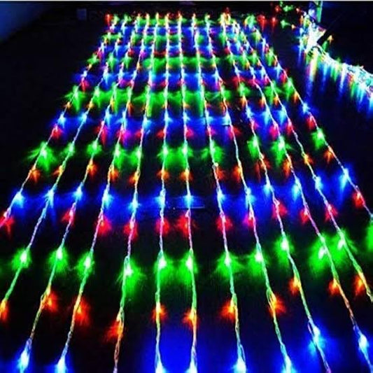 Tyohari Multicolor LED Jharna Light - Decorative Lighting for Diwali, Festivals, Parties, Home, Office, Outdoor Events - 10ft x 10ft Coverage, Adjustable Speed, Waterproof, Easy Install